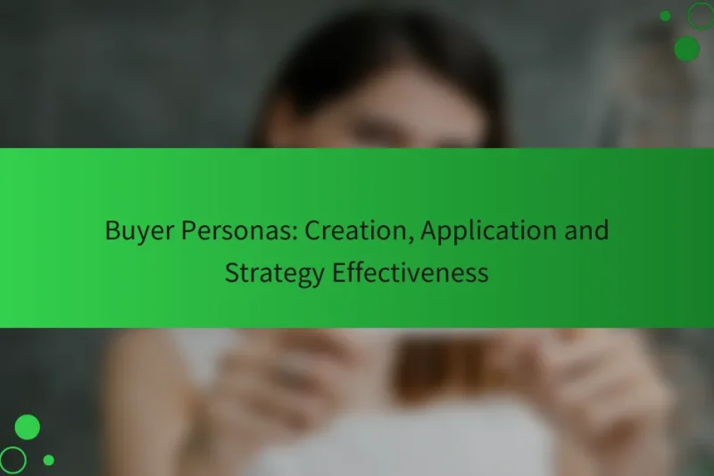 バイヤーパーソナ：作成、応用、戦略の有効性